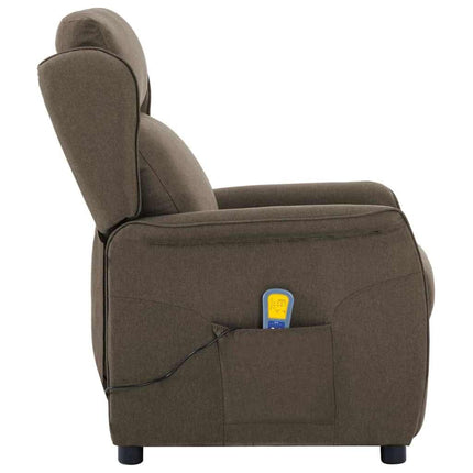 Massagestol Gråbrun 93.5 x 67.5 x 101.5 cm Stof