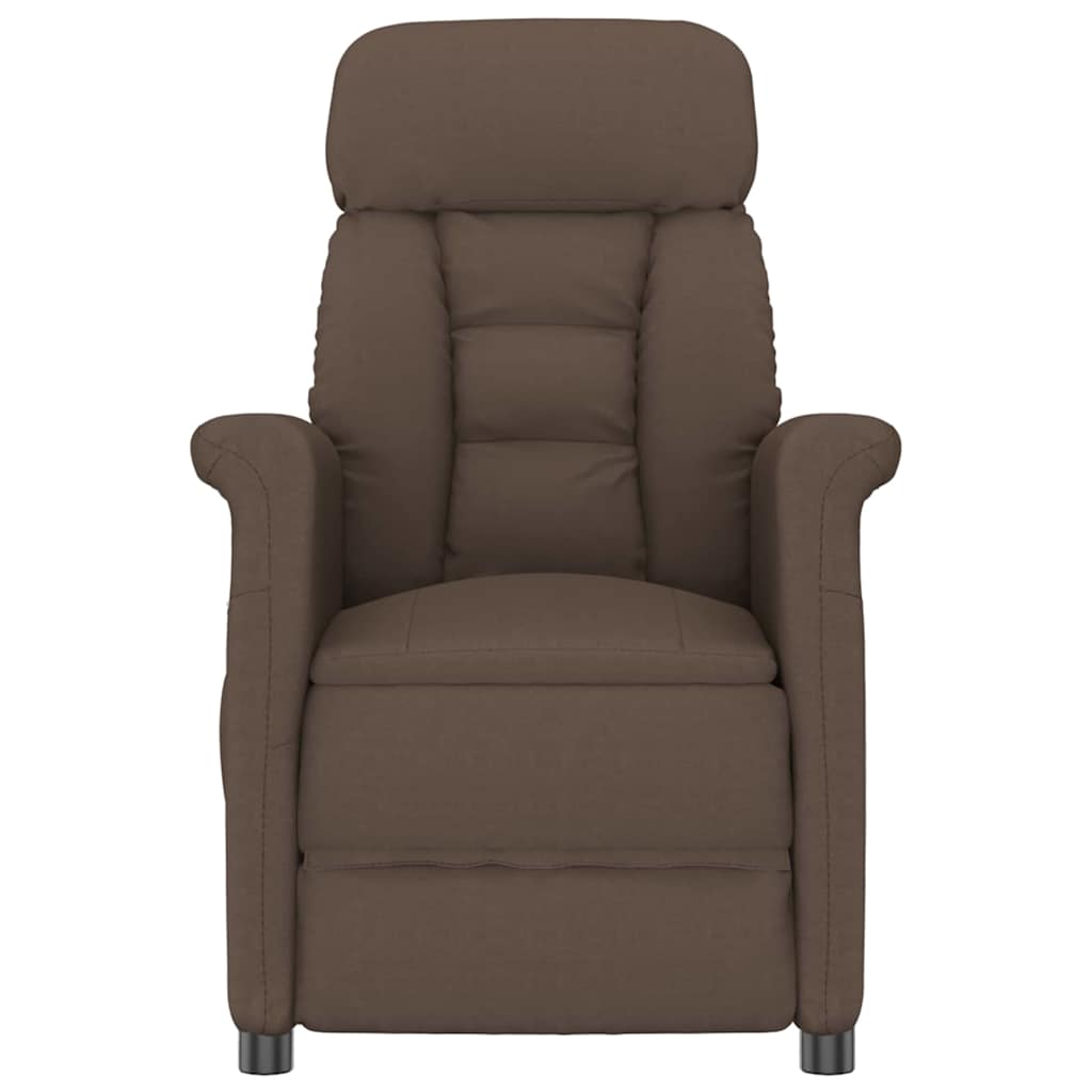Recliner Stol Brun Mørkebrun 70.5 x 96.5 x 95 cm Stof