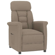 Recliner Stol Taupe Gråbrun 70.5 x 96.5 x 95 cm Polyester