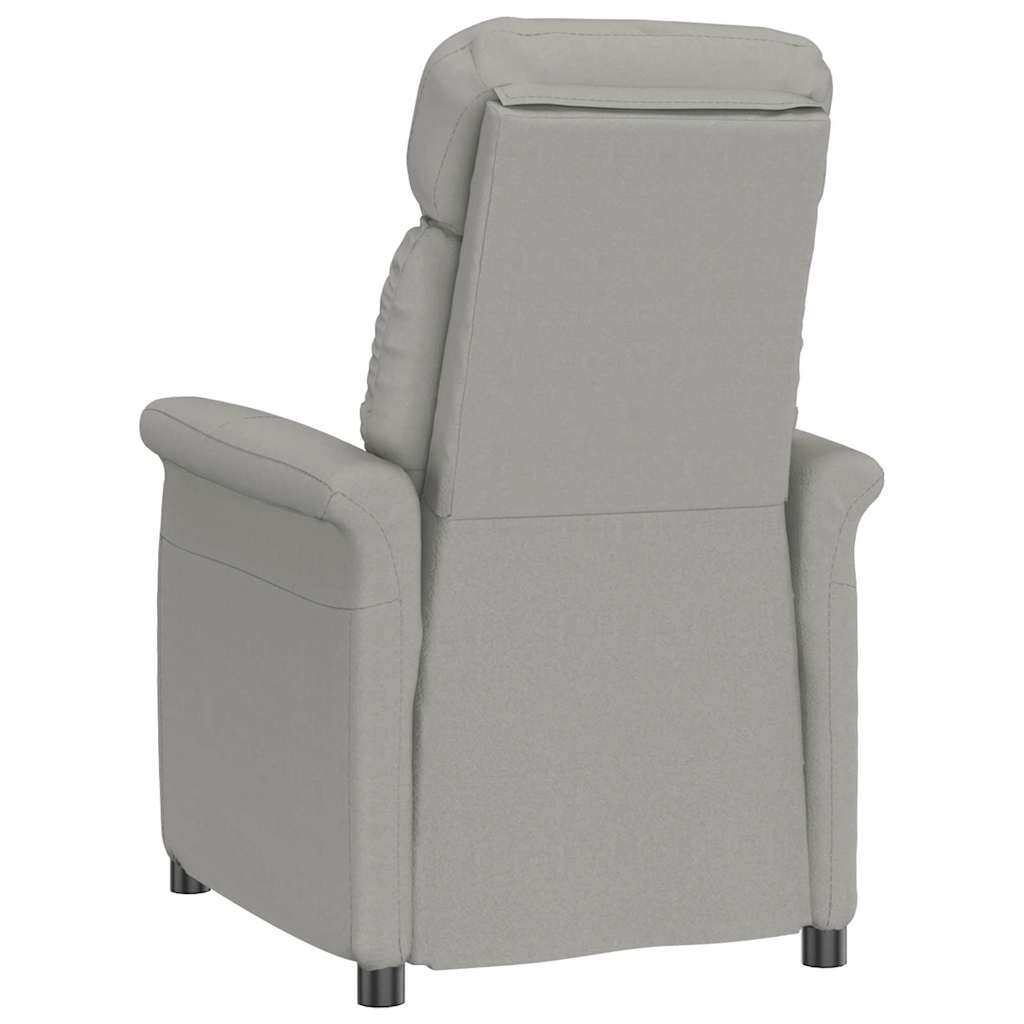 Recliner Stol Lys Grå Lysegrå 70.5 x 96.5 x 95 cm Stof