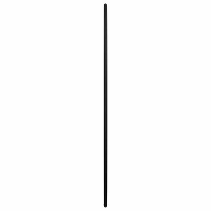 vægspejl Ø 50 cm rundt sort