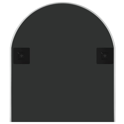 vægspejl 100x45 cm oval sølvfarvet