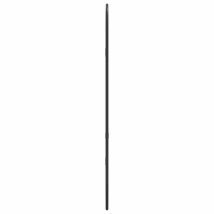 vægspejl 60x25 cm oval sort