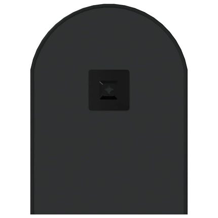 vægspejl 60x25 cm oval sort