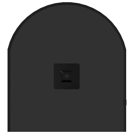 vægspejl 70x30 cm oval sort