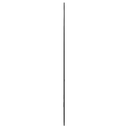 vægspejl 70x45 cm sort