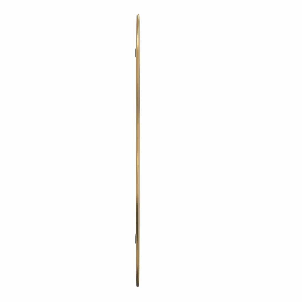 vægspejl 60x25 cm guldfarvet