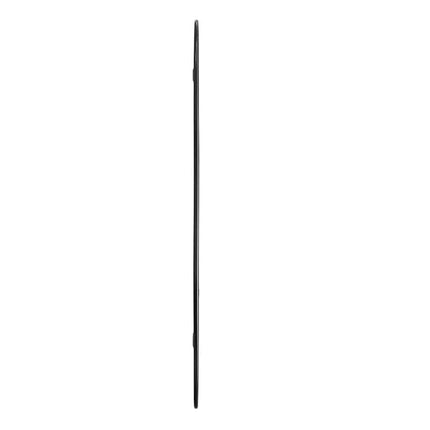 vægspejl 80x35 cm sort
