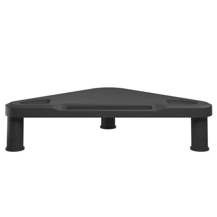skærmstander til hjørne 49x28x10,5 cm sort