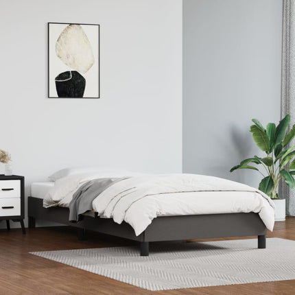 sengeramme 80x200 cm kunstlæder grå