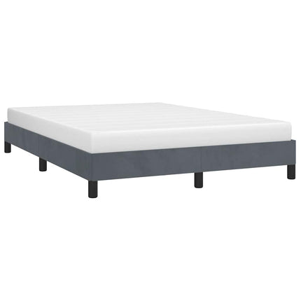 sengestel uden madras mørkegrå 152x203 cm queen size velour