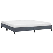 sengestel uden madras mørkegrå 193x203 cm kingsize velour