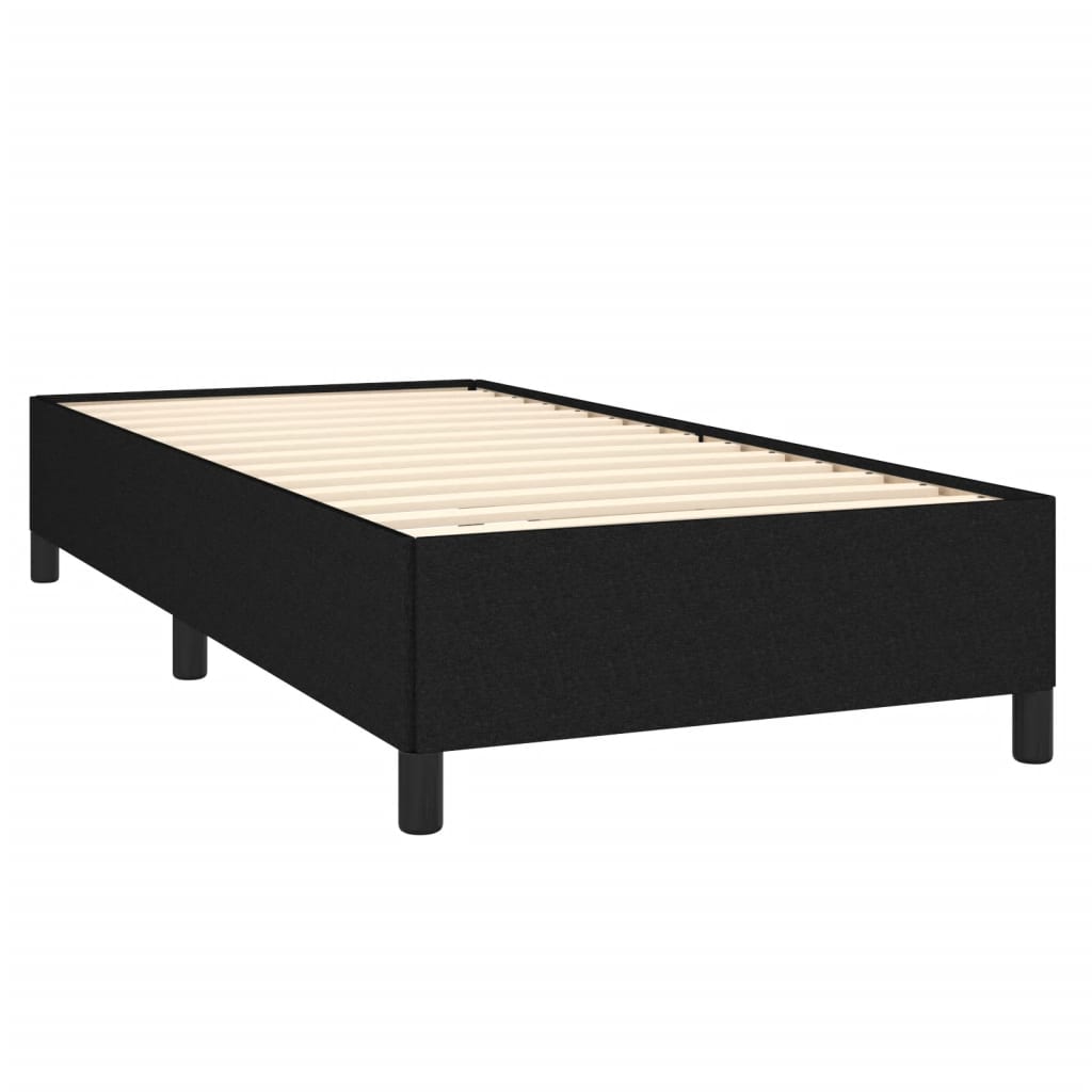 sengeramme uden madras 90x200 cm stof sort
