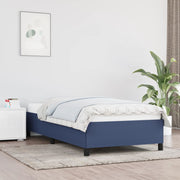 sengeramme uden madras 90x200 cm stof blå