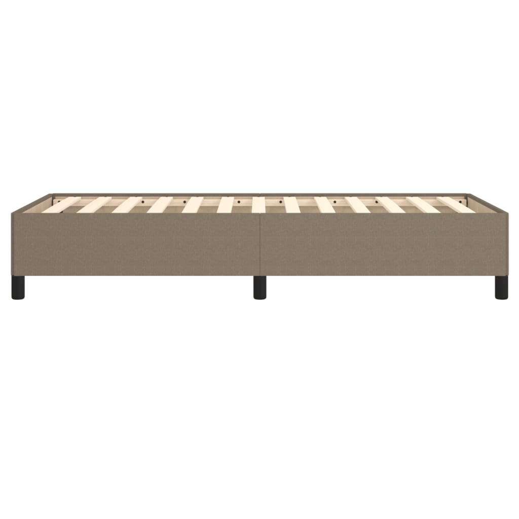 Sengeramme uden madras Taupe 100x200 cm Stof