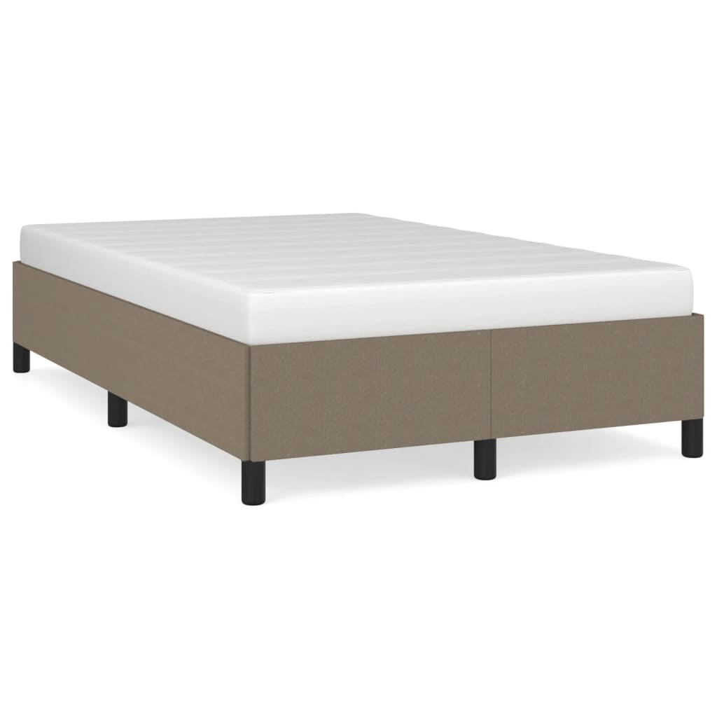 Sengeramme uden madras Taupe 120x200 cm Stof