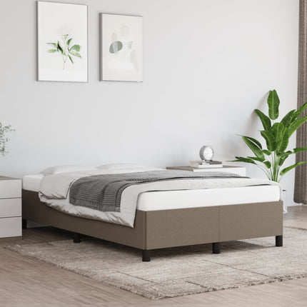 Sengeramme uden madras Taupe 120x200 cm Stof