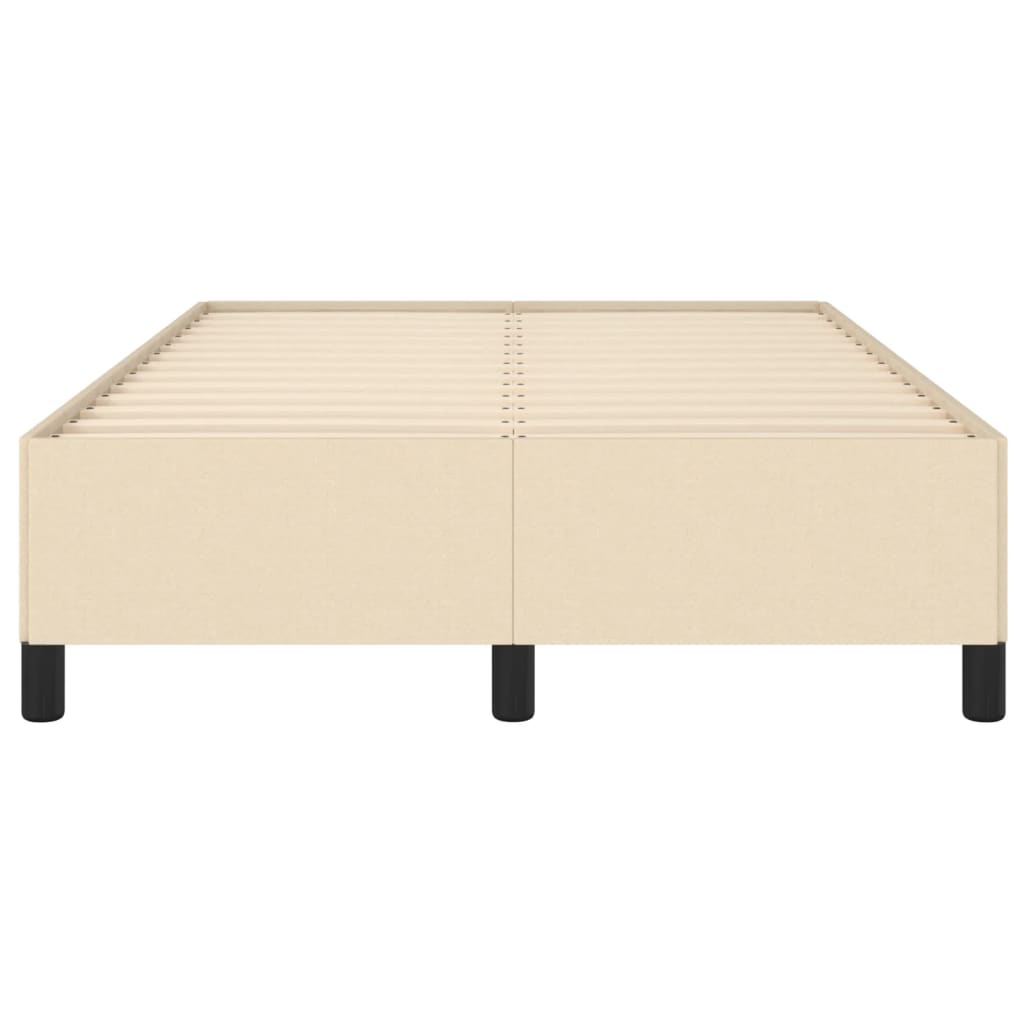 Sengeramme uden madras Creme 120x200 cm Stof