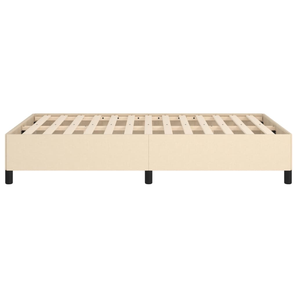 Sengeramme uden madras Creme 120x200 cm Stof