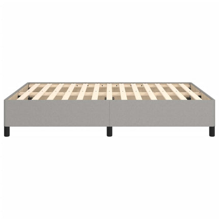 sengeramme uden madras 140x190 cm stof lysegrå