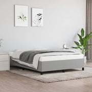 sengeramme uden madras 140x190 cm stof lysegrå