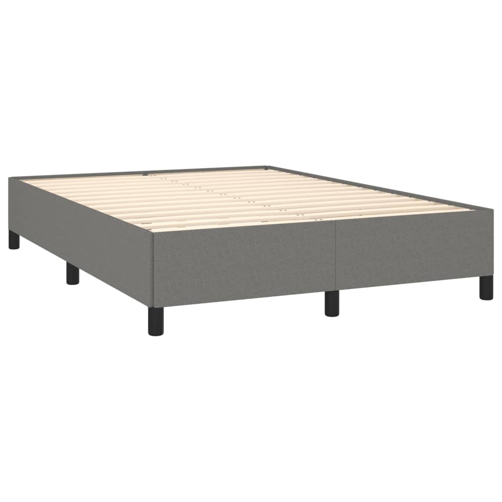 sengeramme uden madras 140x190 cm stof mørkegrå