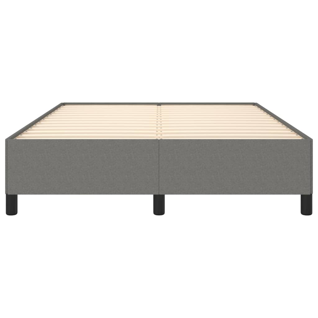 sengeramme uden madras 140x190 cm stof mørkegrå