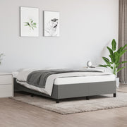 sengeramme uden madras 140x190 cm stof mørkegrå