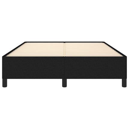 sengeramme uden madras 140x190 cm stof sort