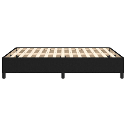 sengeramme uden madras 140x200 cm stof sort