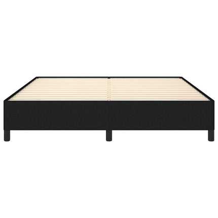 sengeramme uden madras 160x200 cm stof sort