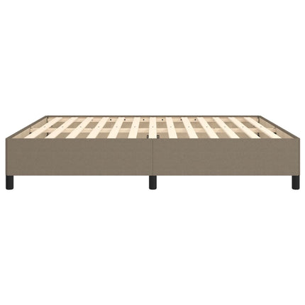 sengeramme uden madras 160x200 cm stof gråbrun