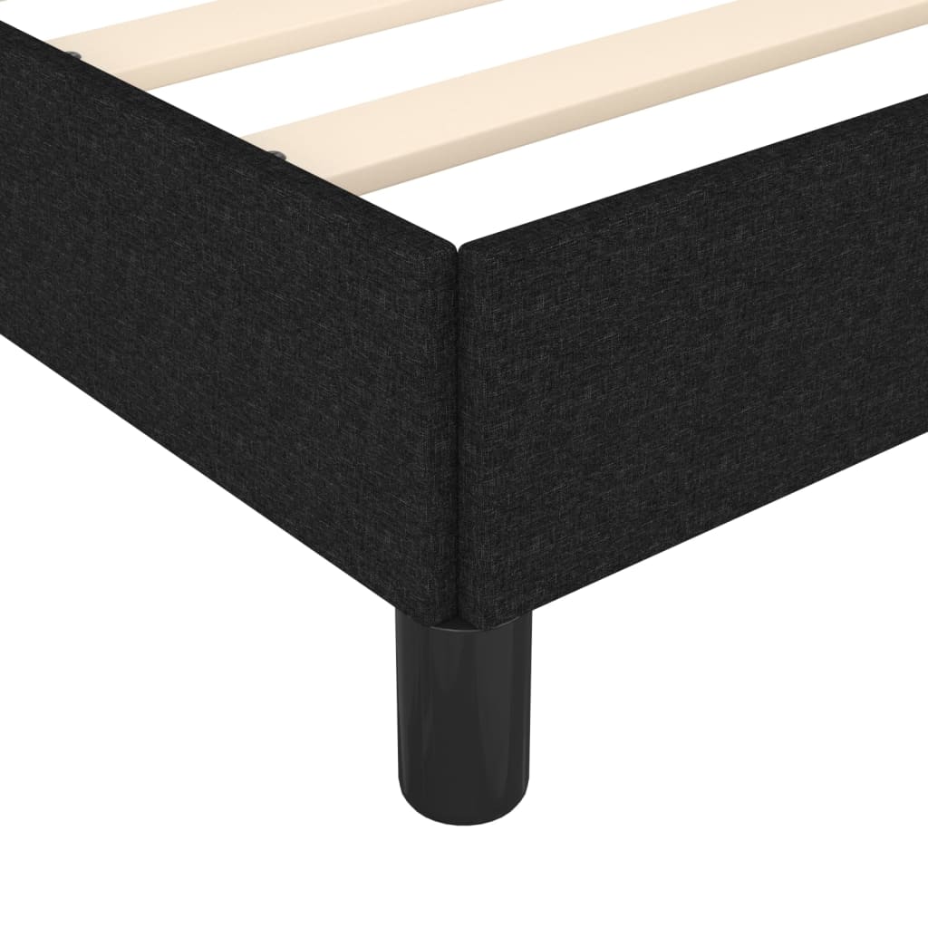 sengeramme uden madras 180x200 cm stof sort