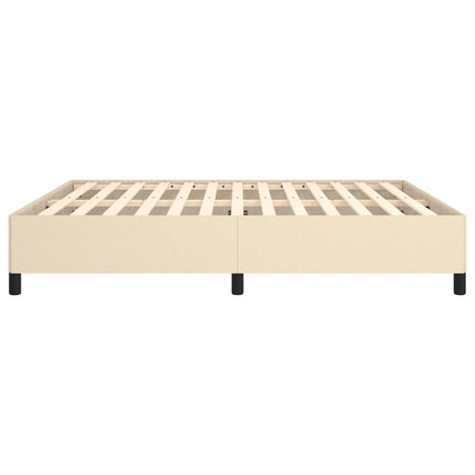 sengeramme uden madras 180x200 cm stof cremefarvet