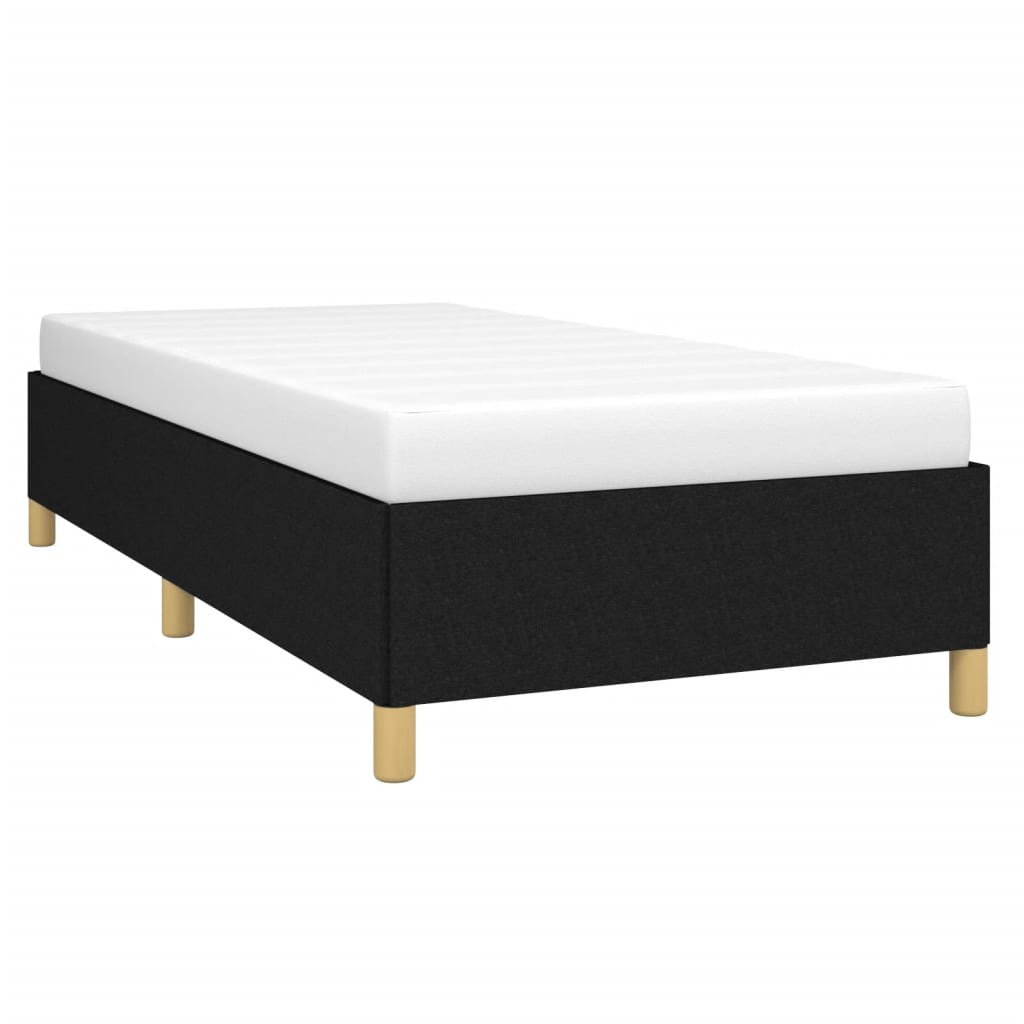 sengeramme uden madras 80x200 cm stof sort