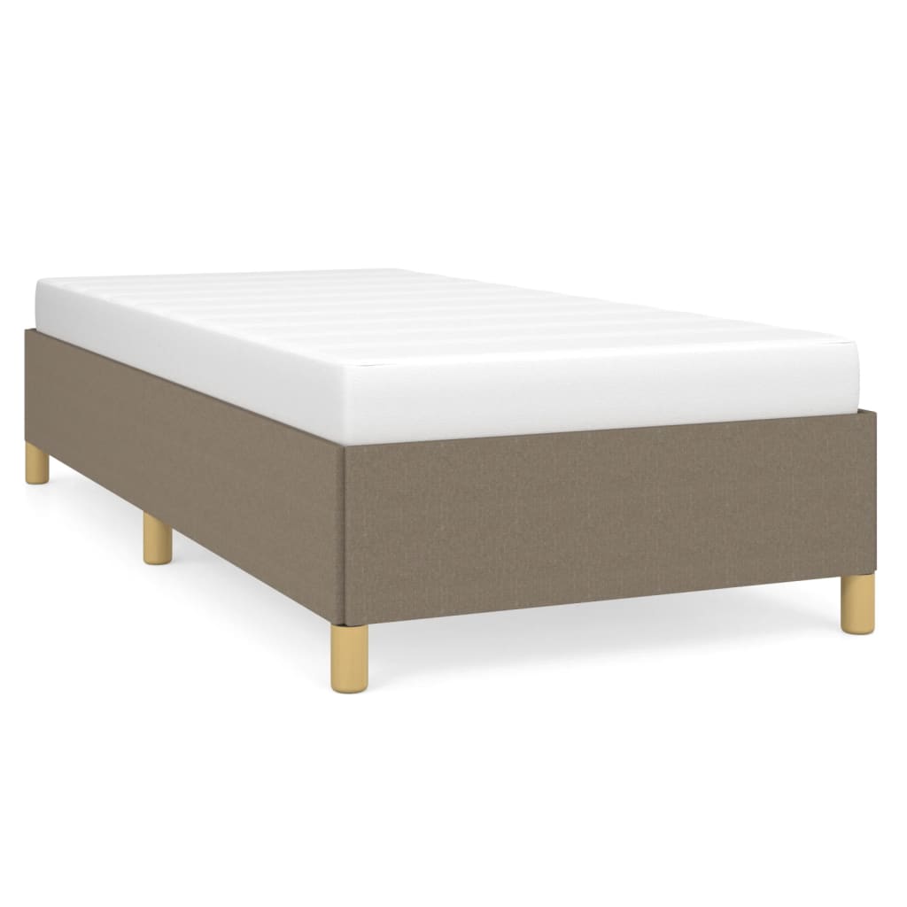 sengeramme uden madras 80x200 cm stof gråbrun