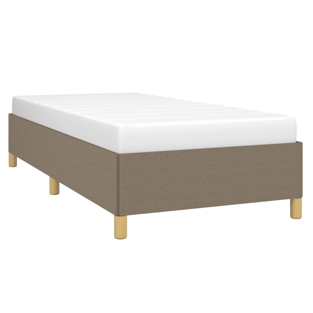 sengeramme uden madras 80x200 cm stof gråbrun