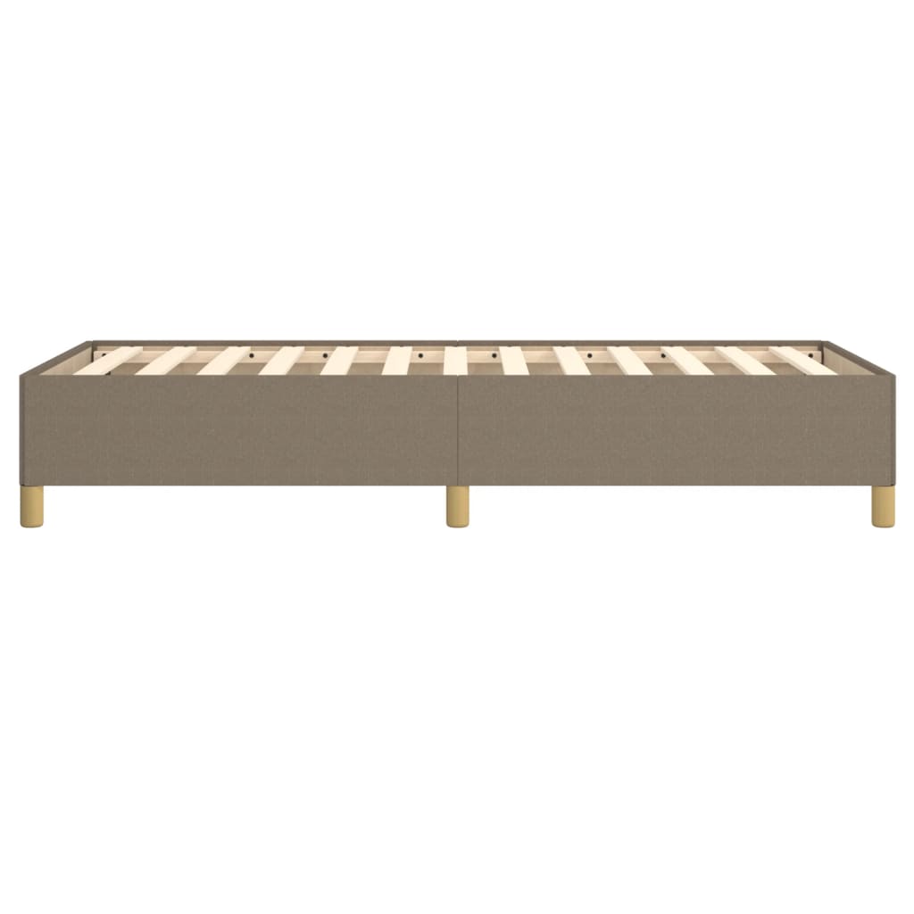 sengeramme uden madras 80x200 cm stof gråbrun