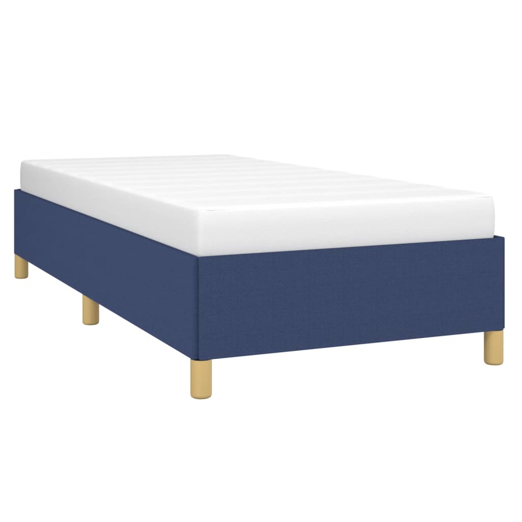 sengeramme uden madras 80x200 cm stof blå