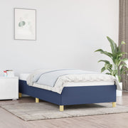 sengeramme uden madras 80x200 cm stof blå