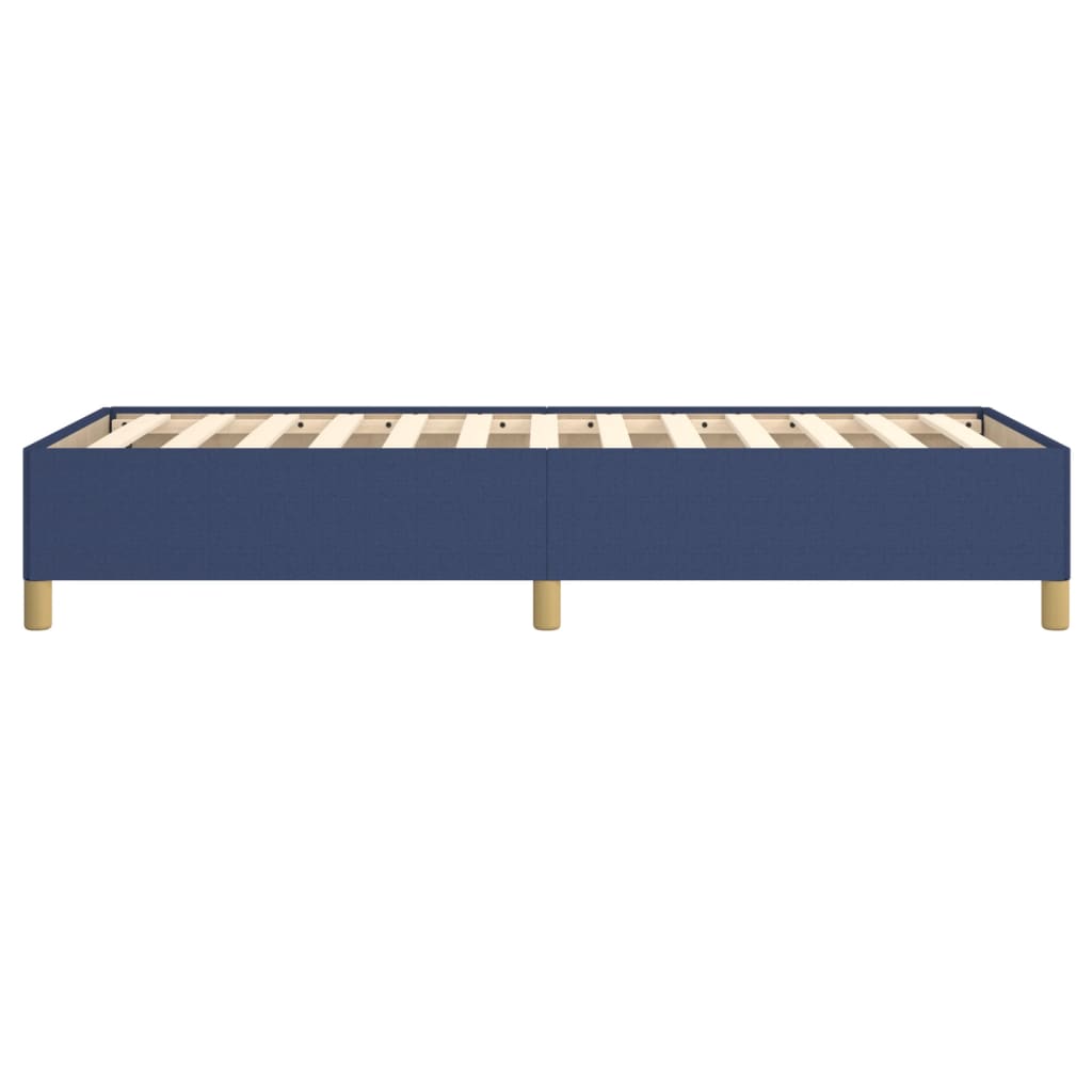 sengeramme uden madras 90x190 cm stof blå
