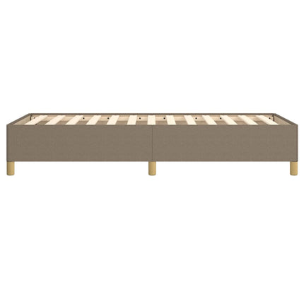 sengeramme uden madras 90x200 cm stof gråbrun