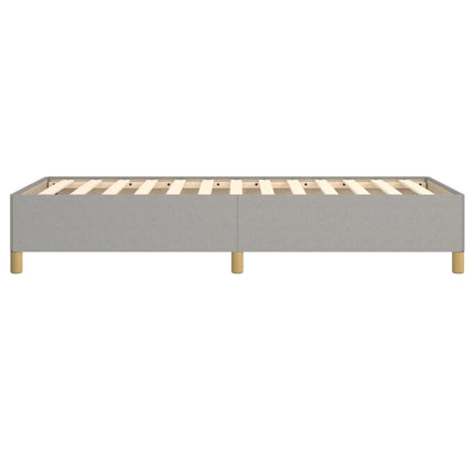 Sengeramme uden madras Lysegrå 100x200 cm Stof