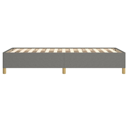 Sengeramme uden madras Mørkegrå 100x200 cm Stof