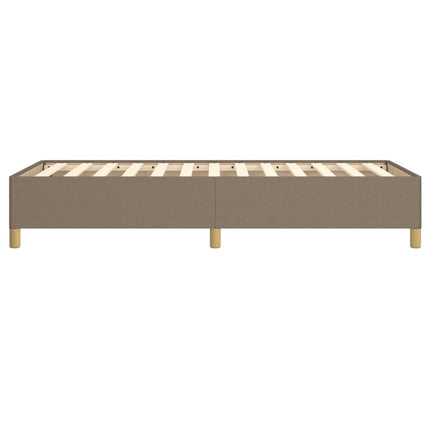 Sengeramme uden madras Taupe 100x200 cm Stof