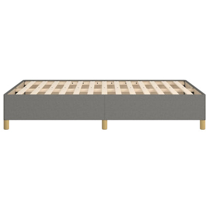 Sengeramme uden madras Mørkegrå 120x200 cm Stof