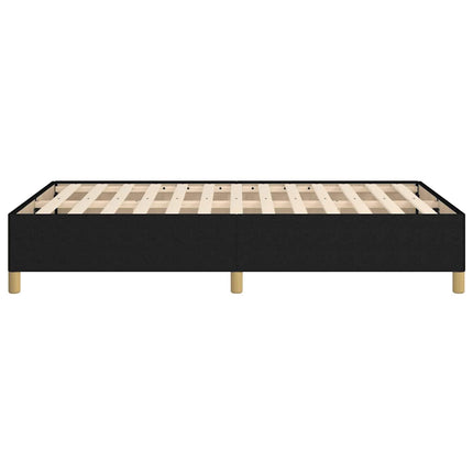 Sengeramme uden madras Sort 120x200 cm Stof