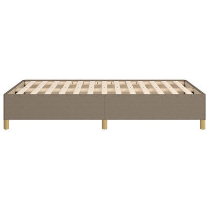 Sengeramme uden madras Taupe 120x200 cm Stof