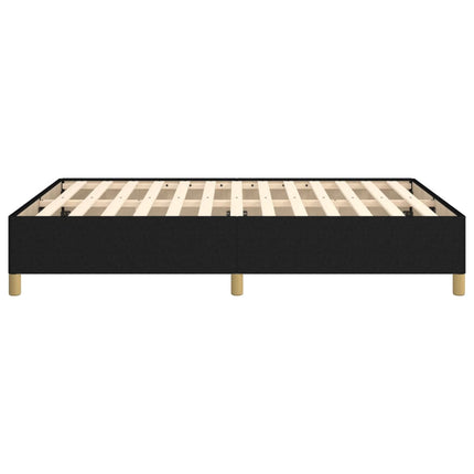 sengeramme uden madras 140x190 cm stof sort