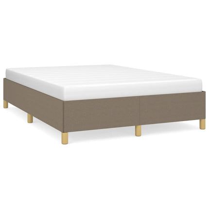 sengeramme uden madras 140x190 cm stof gråbrun